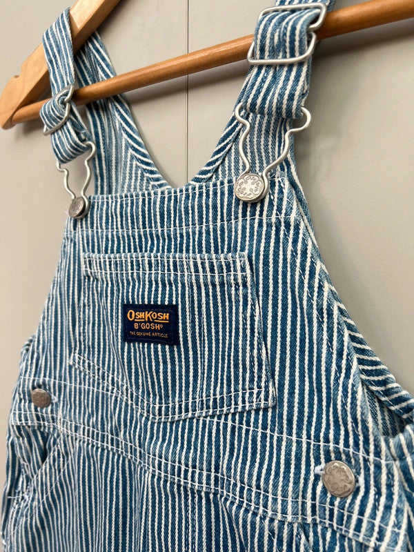 Oshkosh Vintage Hickory Shortalls 12M
