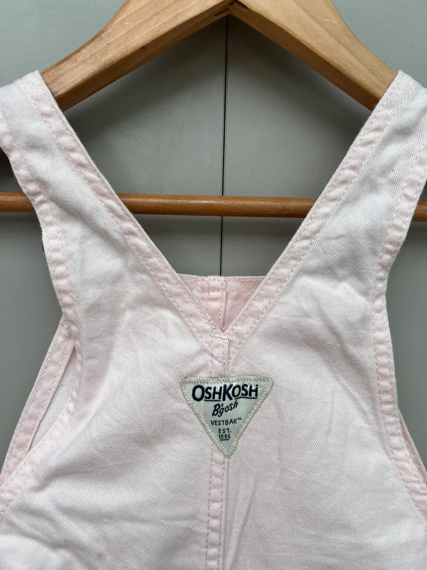 Oshkosh Rose Pink Dungarees 2T