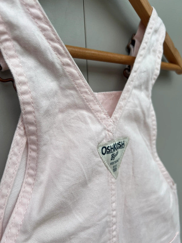 Oshkosh Rose Pink Dungarees 2T