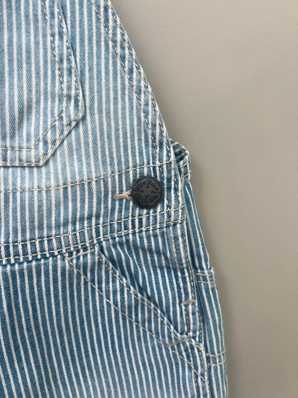 Oshkosh Hickory Shortalls 3T