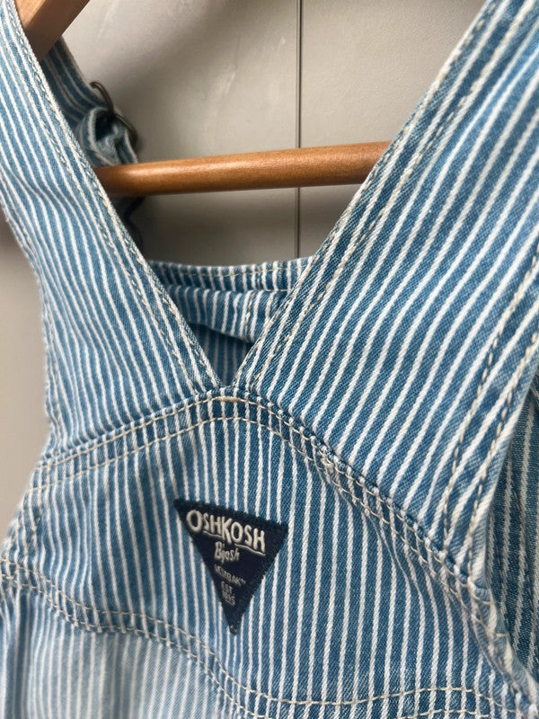 Oshkosh Hickory Shortalls 3T