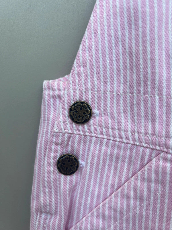 Oshkosh Pink Hickory Dungarees 3T