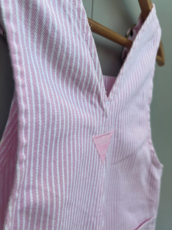 Oshkosh Pink Hickory Dungarees 3T