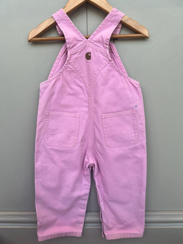 Carhartt Pink Dungarees 18M