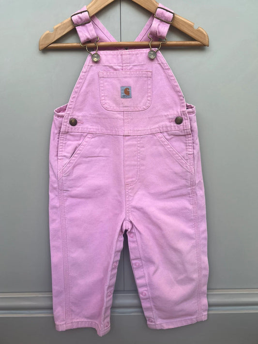 Carhartt Pink Dungarees 18M