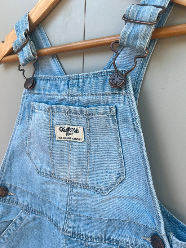Oshkosh Denim Floral Dungarees 3T