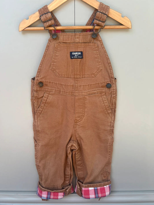 Oshkosh Cargo Mustard Dungarees 18M