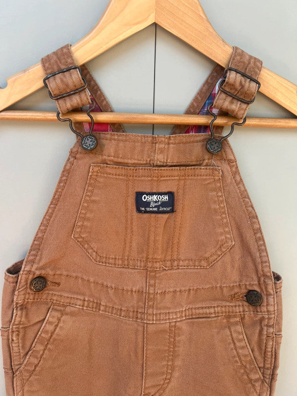 Oshkosh Cargo Mustard Dungarees 18M