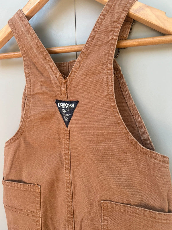 Oshkosh Cargo Mustard Dungarees 18M
