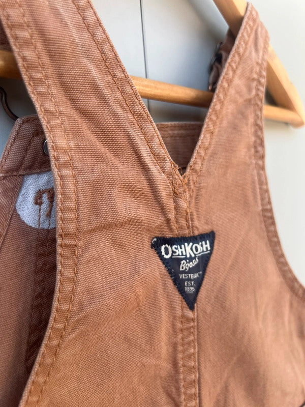 Oshkosh Cargo Mustard Dungarees 18M