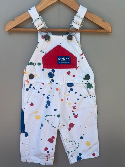 Oshkosh Paint Splatter Vintage Dungarees 9M
