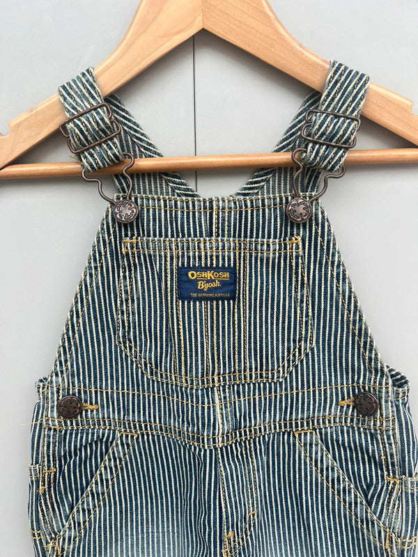 Oshkosh Navy Hickory Dungarees 18M