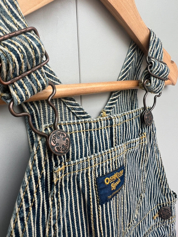 Oshkosh Navy Hickory Dungarees 18M