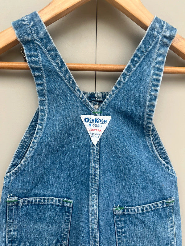 Oshkosh Vintage Denim Dungarees 2T