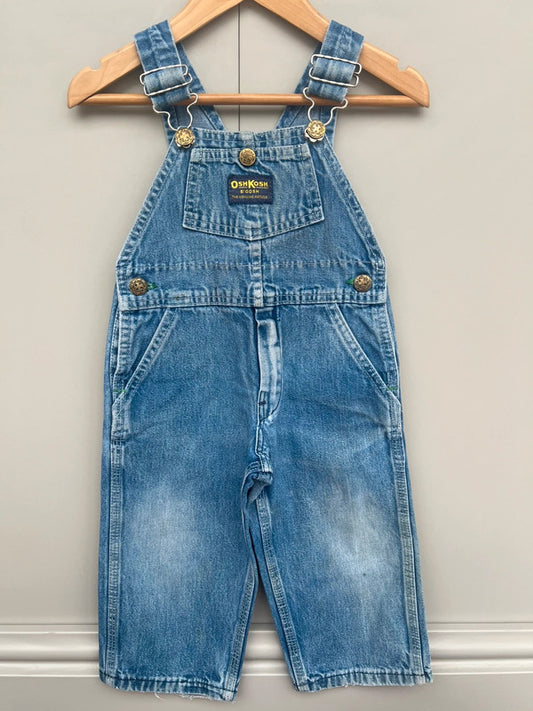 Oshkosh Vintage Denim Dungarees 2T