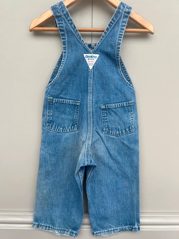Oshkosh Vintage Denim Dungarees 2T