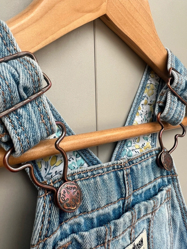 Oshkosh Denim Floral Turn Ups 12-18M