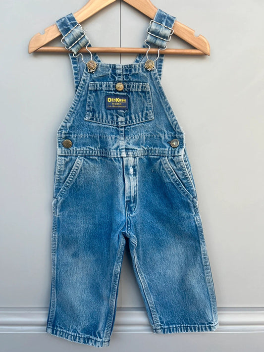 Oshkosh Vintage Denim Dungarees 2T