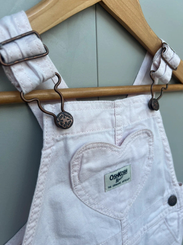 Oshkosh Rose Pink Cotton Dungarees 18M