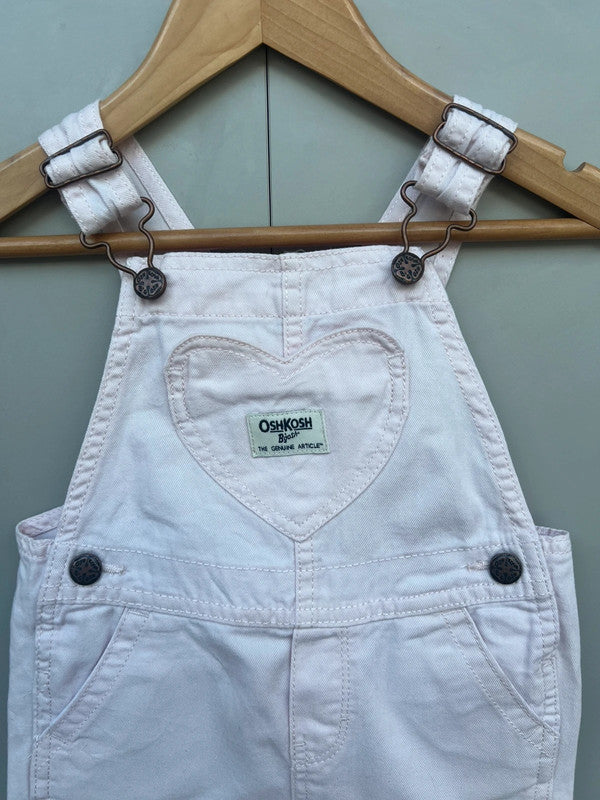 Oshkosh Rose Pink Cotton Dungarees 18M