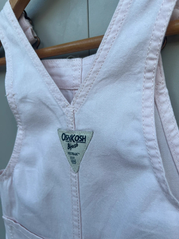 Oshkosh Rose Pink Cotton Dungarees 18M