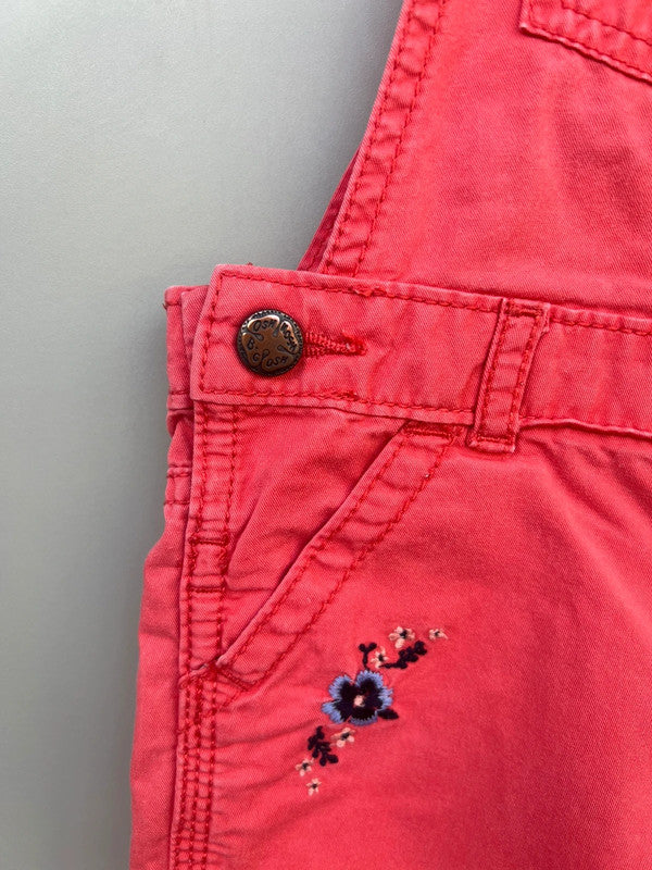 Oshkosh Coral Dungarees 12M