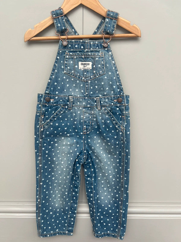 Oshkosh Polka Denim Dungarees 24M