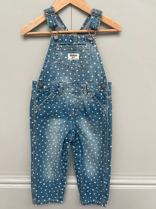 Oshkosh Polka Denim Dungarees 24M