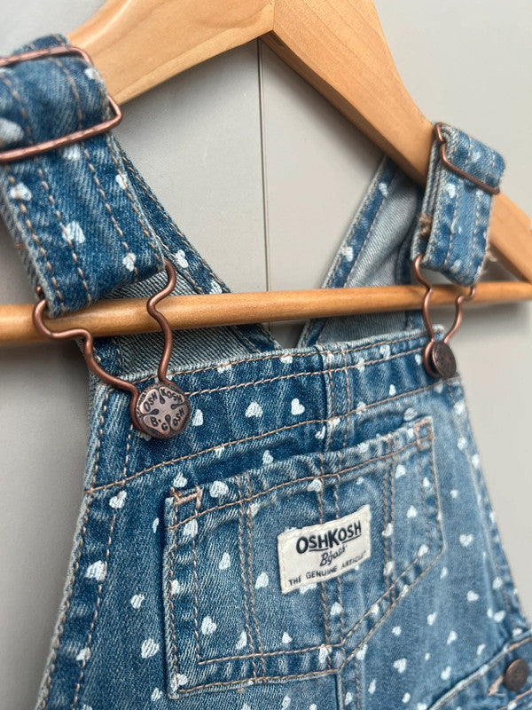 Oshkosh Polka Denim Dungarees 24M