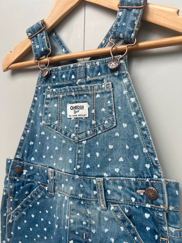 Oshkosh Polka Denim Dungarees 24M