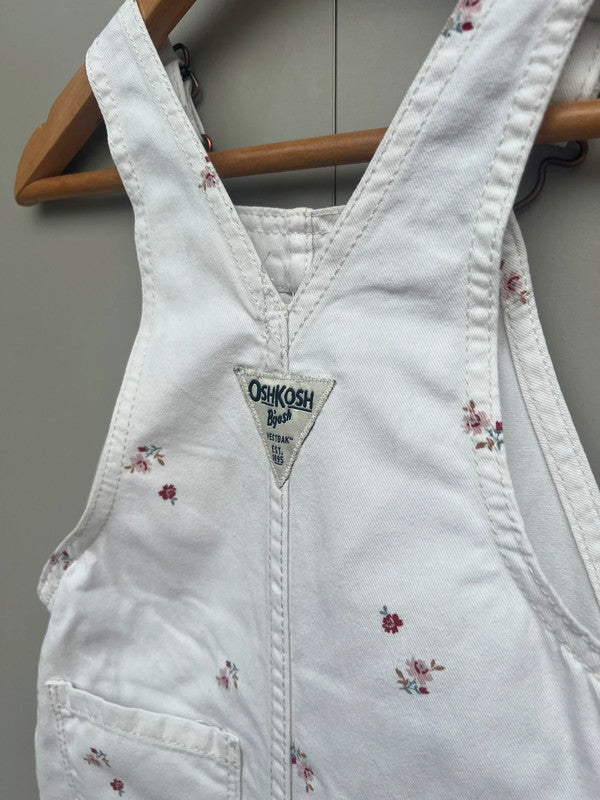 Oshkosh Floral Dungarees 24M