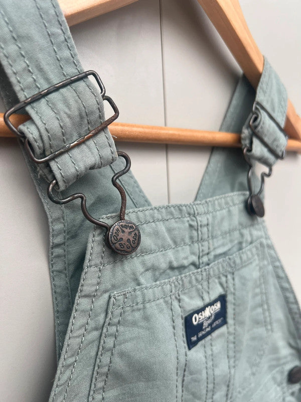Oshkosh Sage Green Dungarees 2T