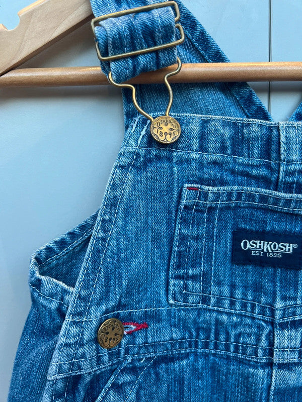 Oshkosh Vintage Denim Dungarees 12M