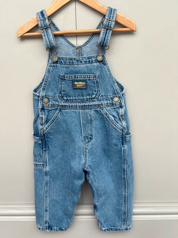 Oshkosh Vintage Classic Denim Dungarees 24M