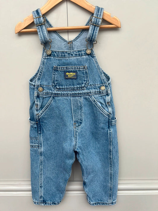 Oshkosh Vintage Classic Denim Dungarees 24M