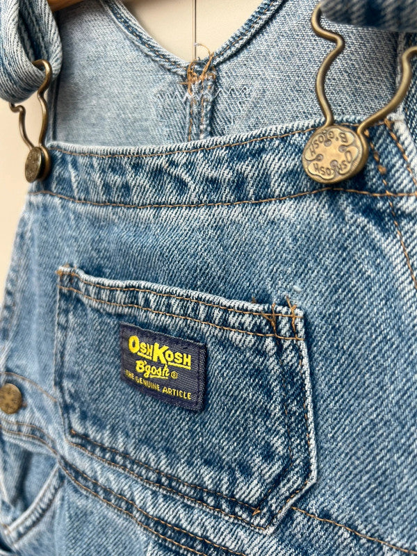Oshkosh Vintage Classic Denim Dungarees 24M