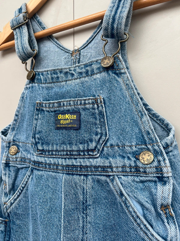 Oshkosh Vintage Classic Denim Dungarees 24M