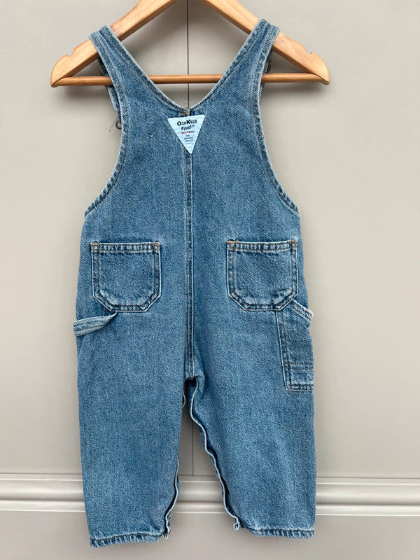 Oshkosh Vintage Classic Denim Dungarees 24M