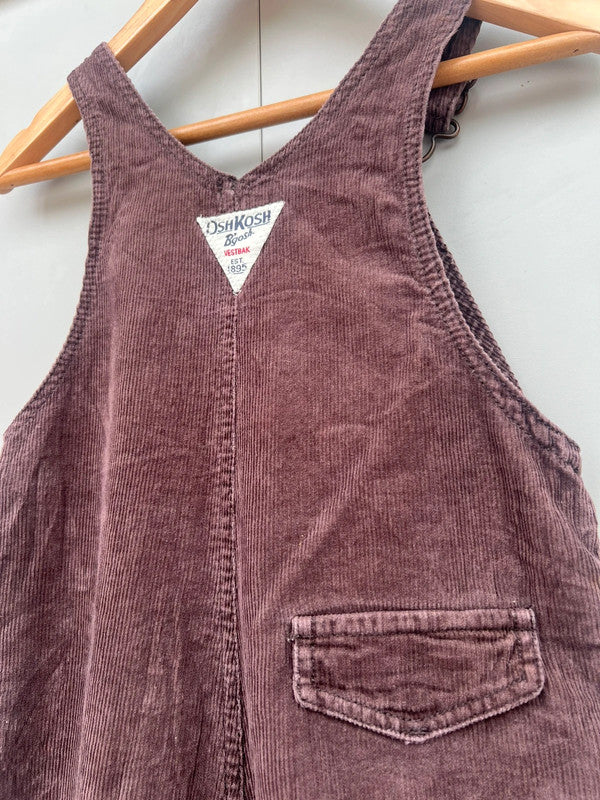 Oshkosh Corduroy Brown Dungarees 24M