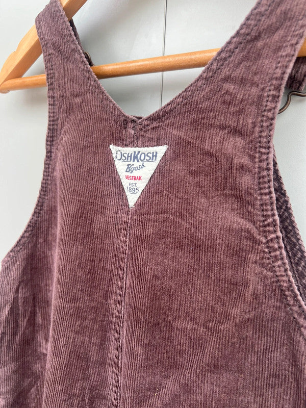 Oshkosh Corduroy Brown Dungarees 24M