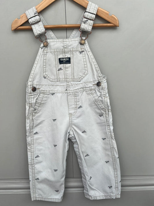 Oshkosh Plane Dungarees 18M