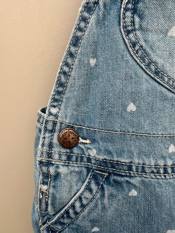 Oshkosh Heart Denim Dungarees 3T