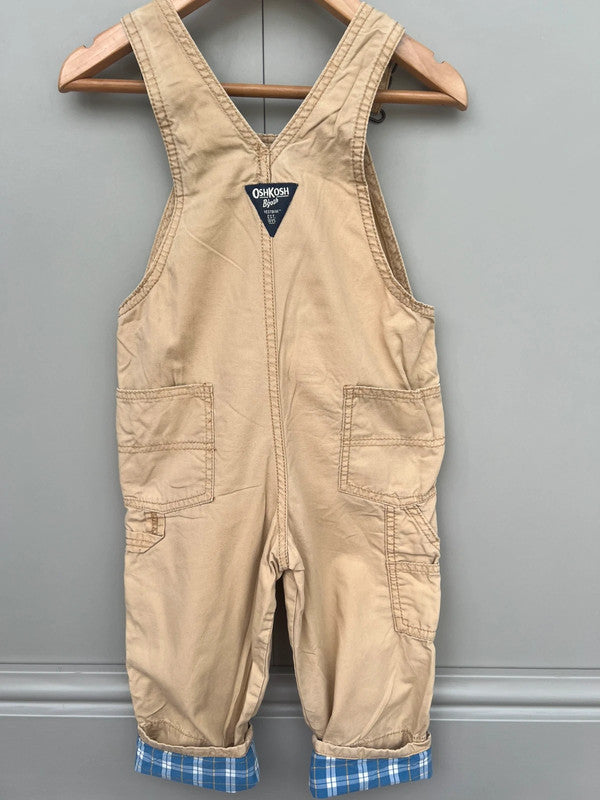 Oshkosh Cargo Beige Dungarees 3T