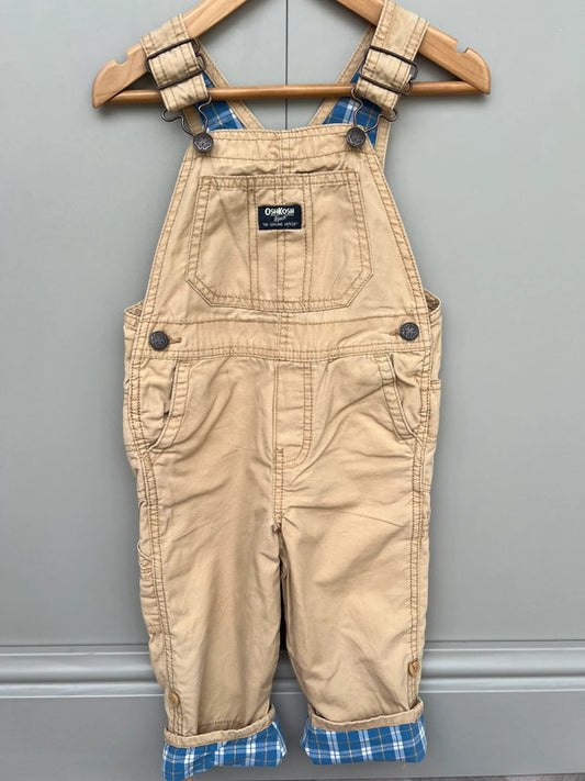 Oshkosh Cargo Beige Dungarees 3T