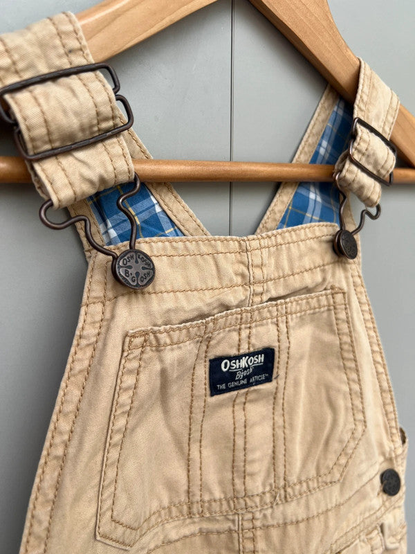 Oshkosh Cargo Beige Dungarees 3T