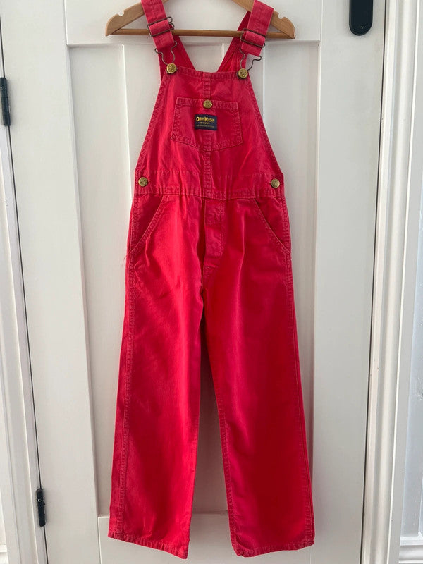 Oshkosh Vintage Red Dungarees 6Y