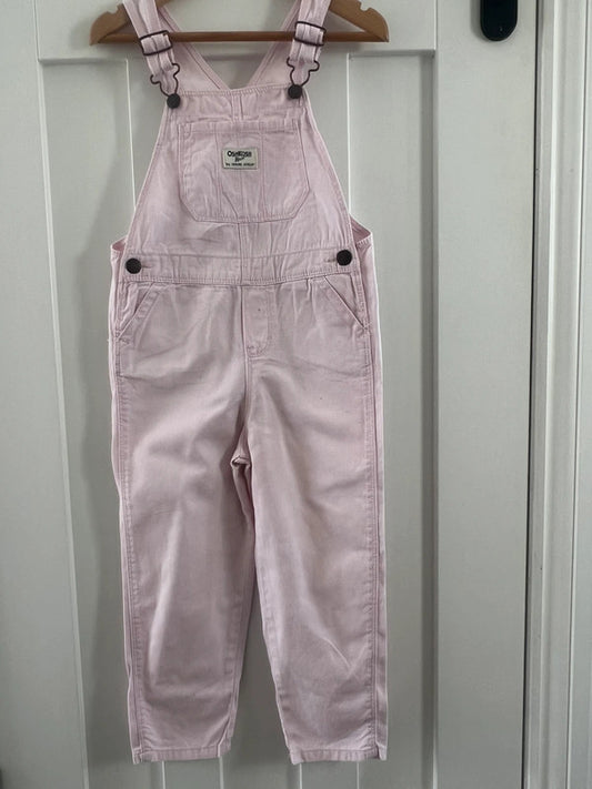 Oshkosh Rose Pink Dungarees 5T
