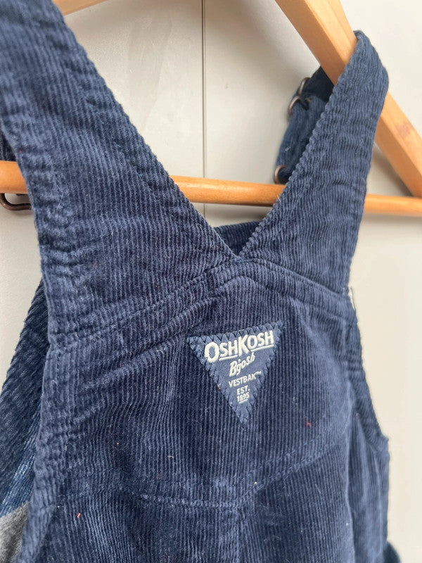 Oshkosh Navy Corduory Dungarees 12M
