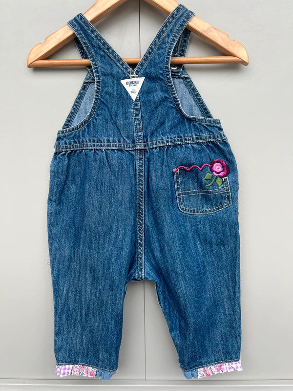 Oshkosh Vintage Denim Dungarees 12M