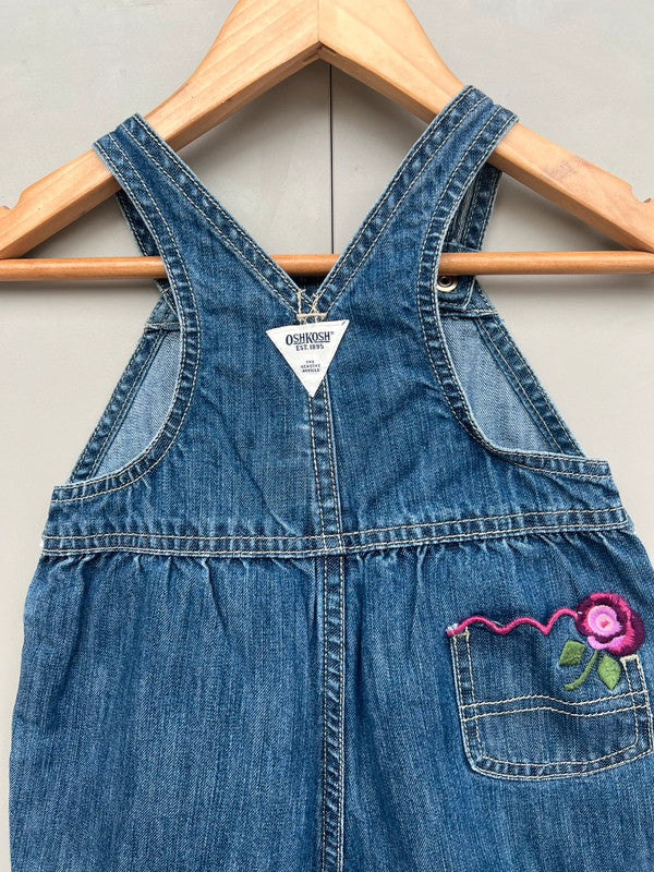 Oshkosh Vintage Denim Dungarees 12M